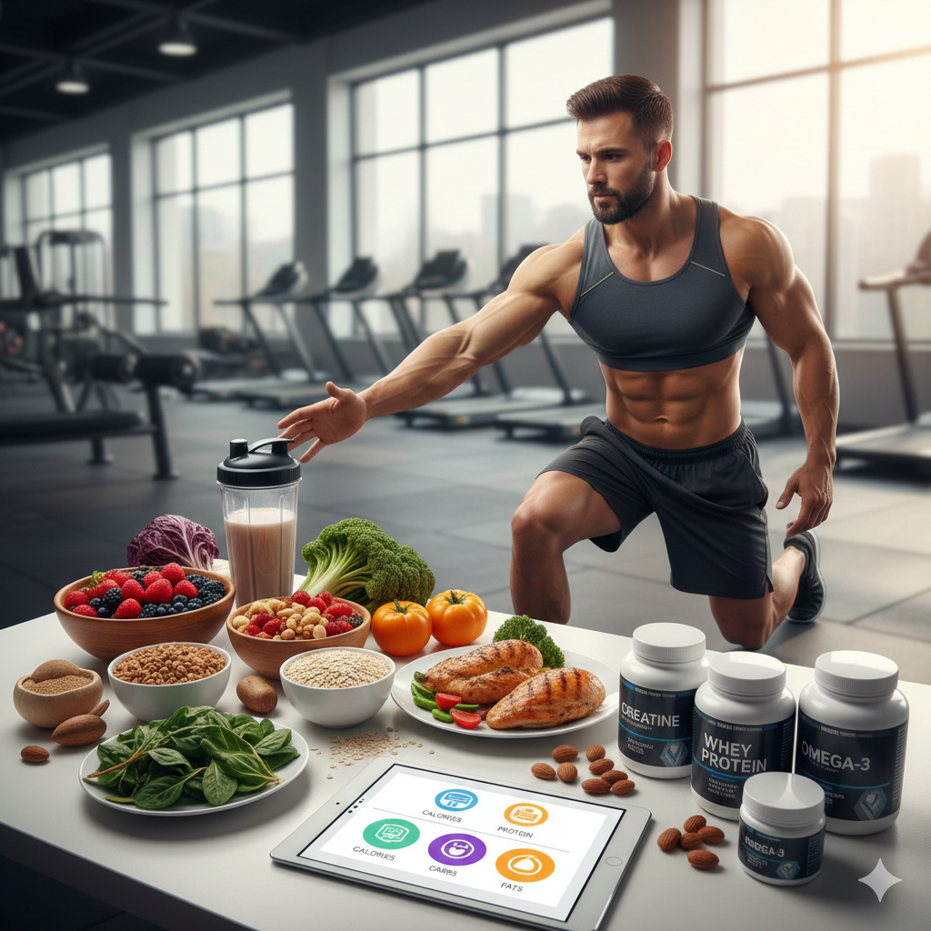 Nutrição Esportiva - Calculadora de Macronutrientes e Dieta Personalizada